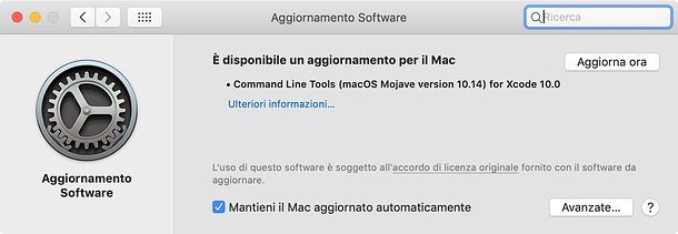 Come aggiornare Mac