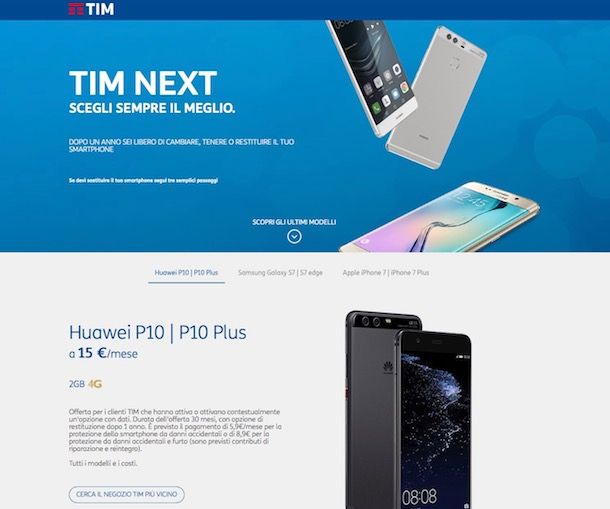 Offerte TIM con telefono