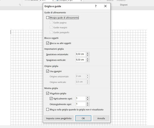 Come quadrettare un foglio di Word