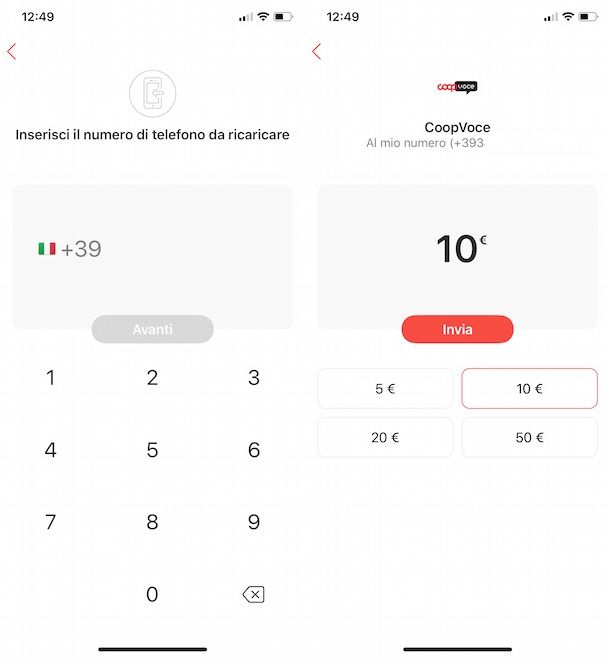Come ricaricare CoopVoce