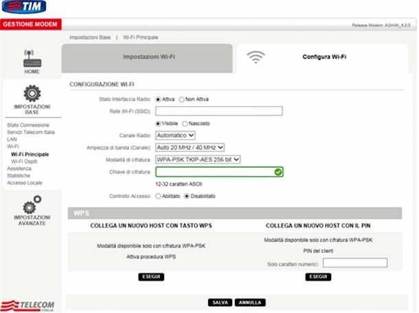 Scoprire password WiFi Telecom su Windows