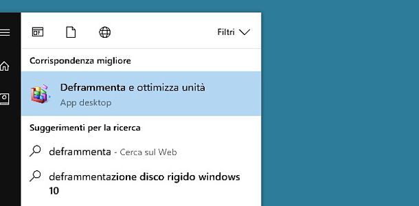 Come deframmentare disco
