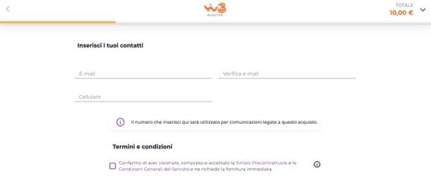 Come registrarsi su WINDTRE