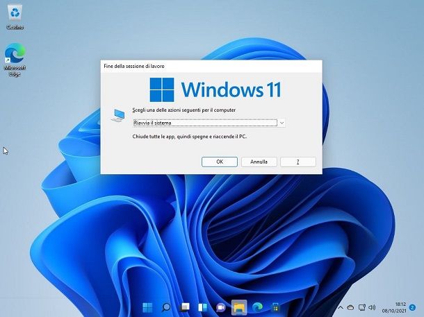 win11 riavvio