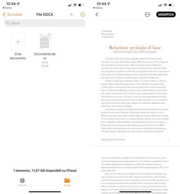 Pages iOS