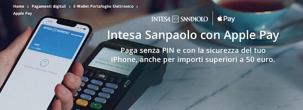 Apple Pay Intesa Sanpaolo