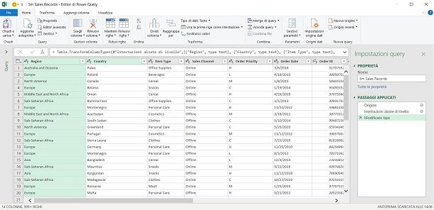 Power Editor di Excel