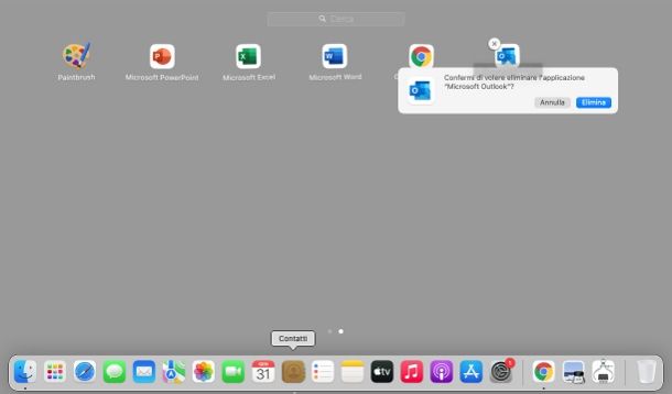 Disinstallare programmi macOS