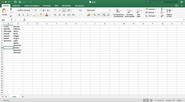 Come aprire file CSV