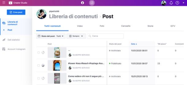 Come creare un profilo Instagram di una pagina Facebook