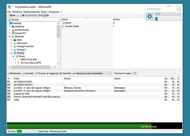 programma per masterizzare cd audio mp3 gratis