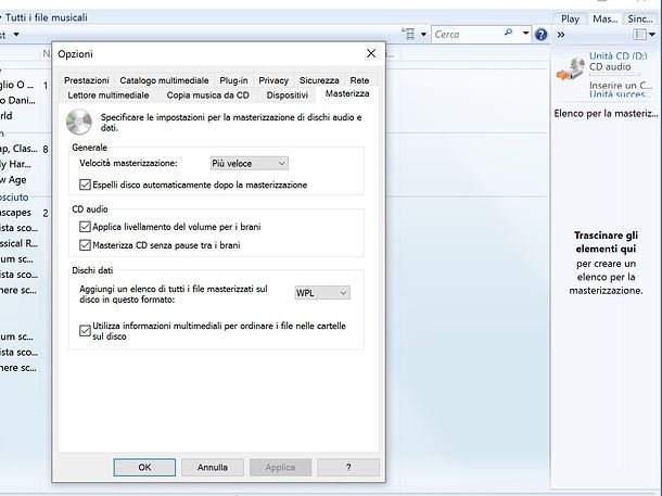 Programma per masterizzare CD MP3