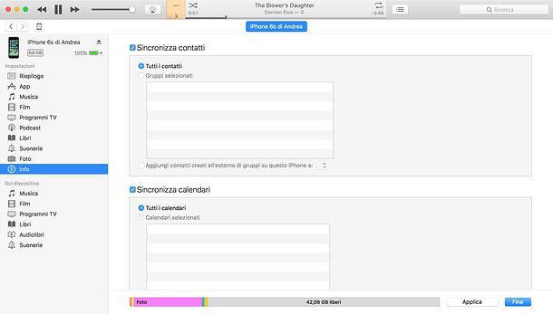 Come sincronizzare iPhone con Mac