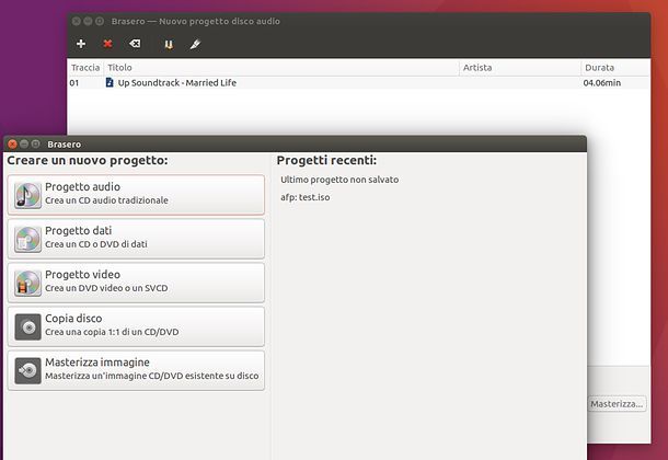 Programma per masterizzare CD audio