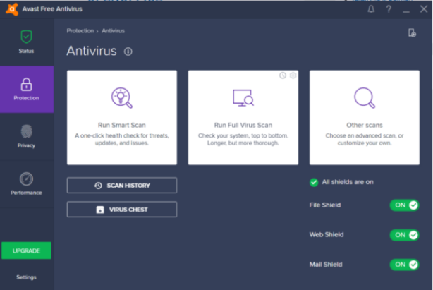 antivirus leggero italiano
