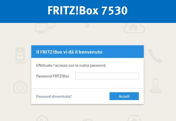 Come accedere al router: FRITZ Box