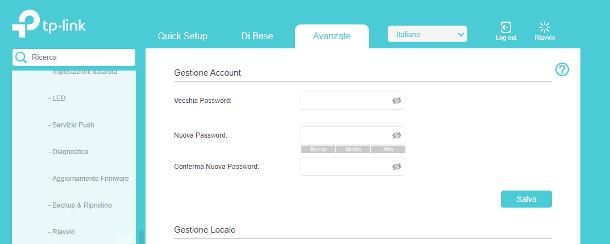 Come accedere al router: TP Link