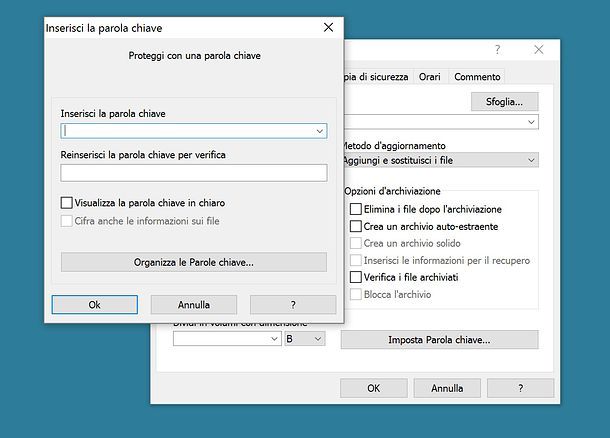 Come zippare un file con WinRAR