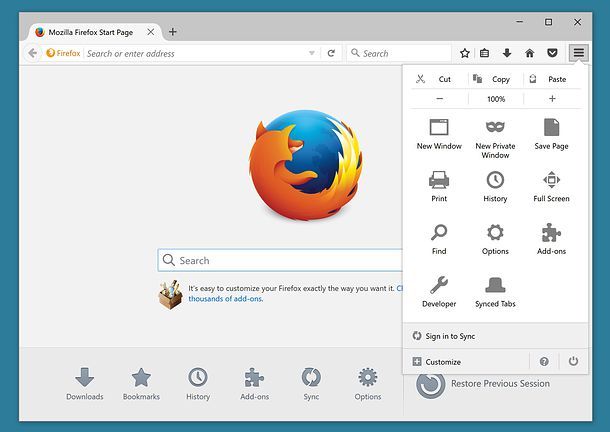 Come cambiare lingua Firefox