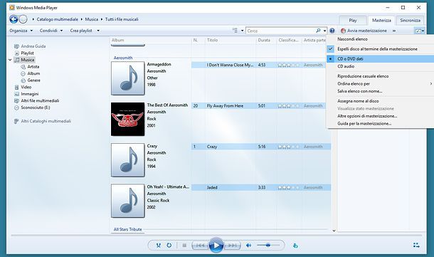 Come duplicare un CD con Windows Media Player