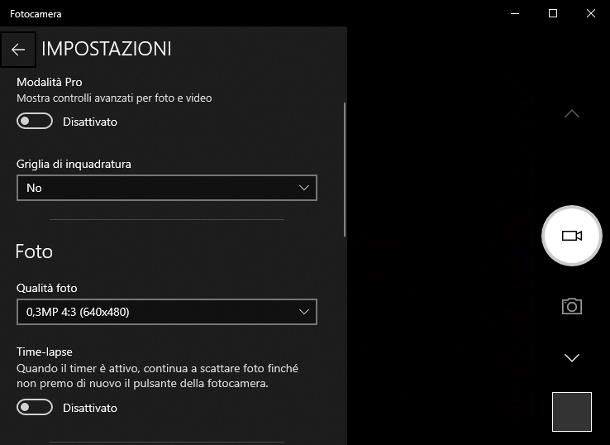 Programmi per webcam: Windows 10