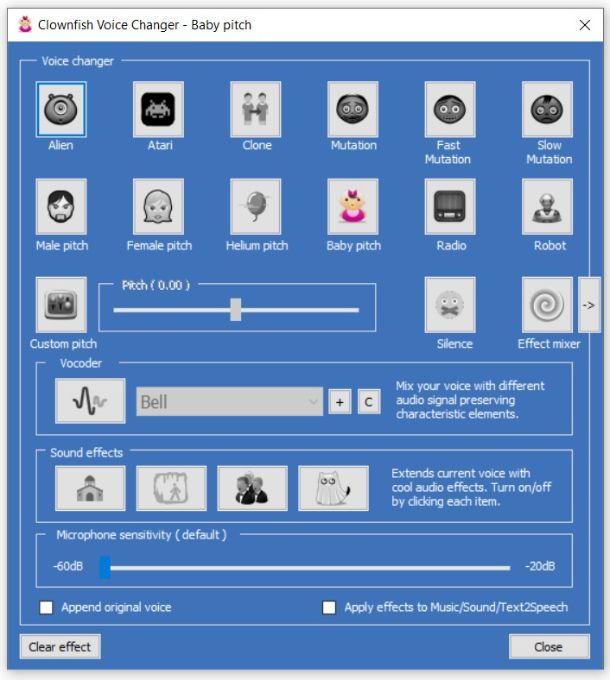 Programmi per cambiare la voce