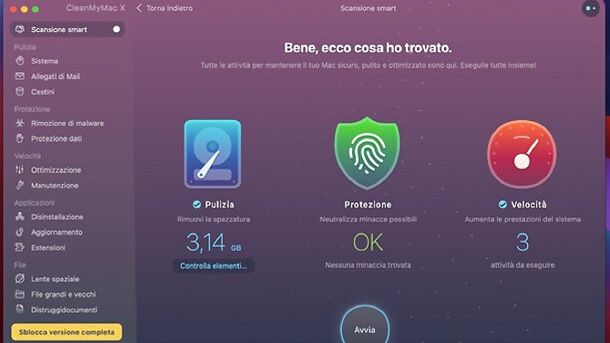 Pulire registro di sistema Mac