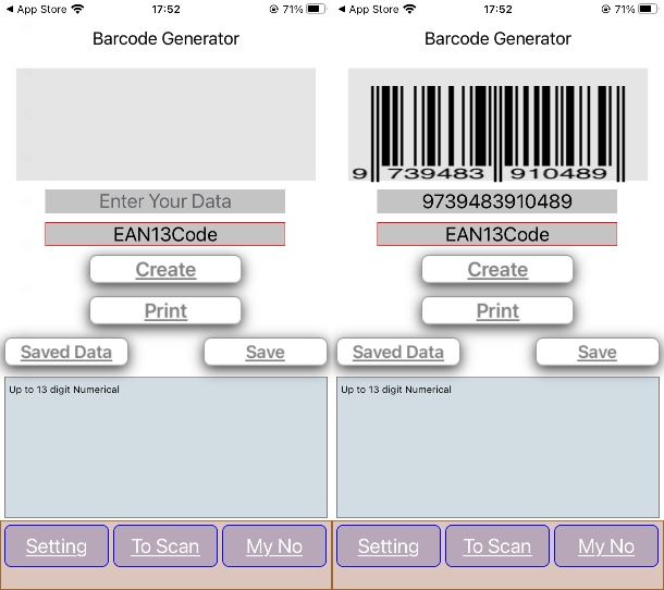 Barcode Generator
