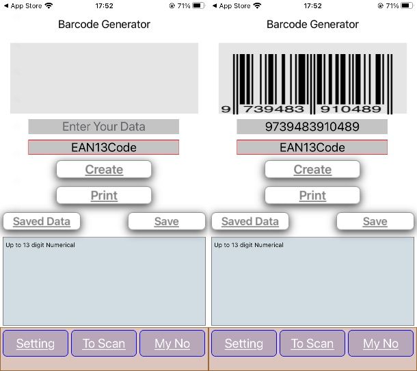 Barcode Generator