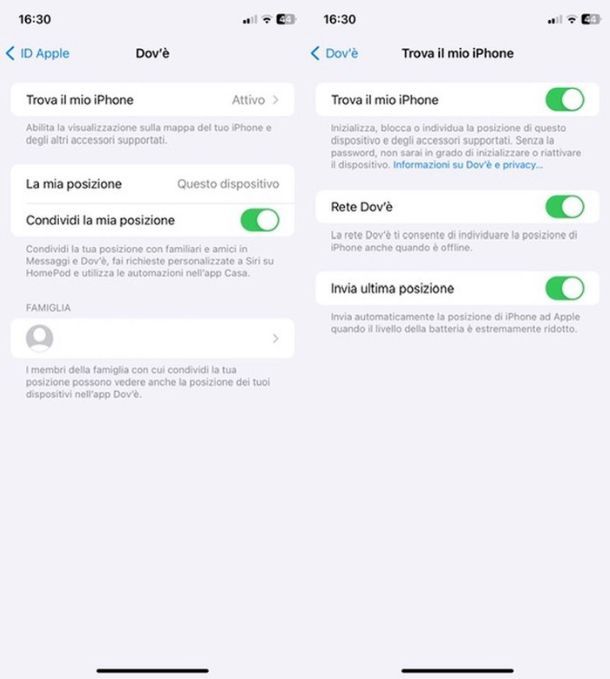 Trova il mio iPhone