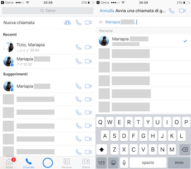 Come fare videochiamate di gruppo su Facebook Messenger