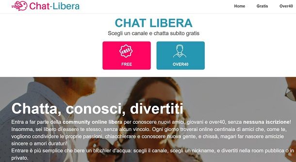 Altri siti di chat gratis italiana senza registrazione