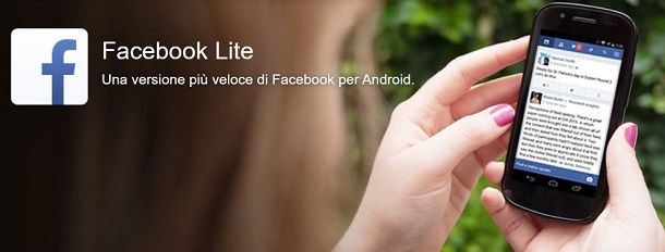 Come disinstallare Facebook Lite