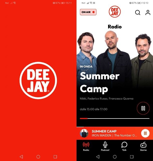 Come ascoltare Radio Deejay sul cellulare