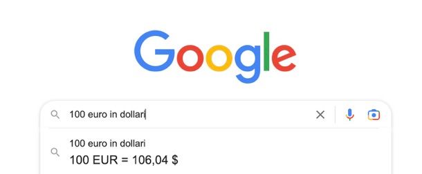Convertitore dollari euro di Google