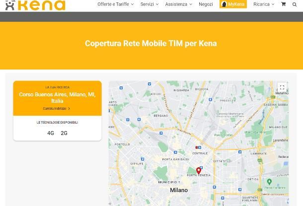 Kena Mobile: copertura e offerte tariffe