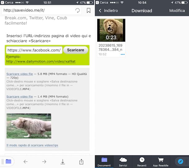 Enrico Molinari dasjdasjiwn2 Come scaricare video da Facebook su iPhone