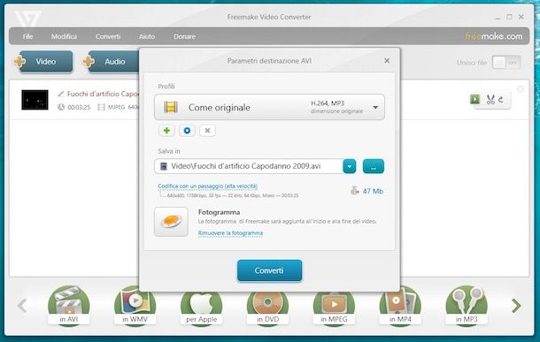 Come convertire MPEG-4