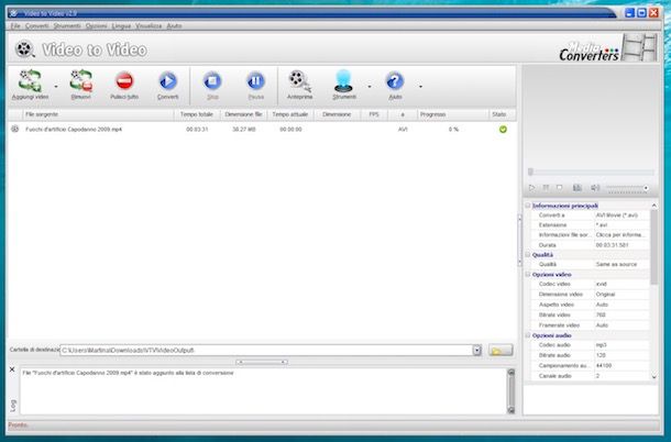 Come convertire MPEG-4