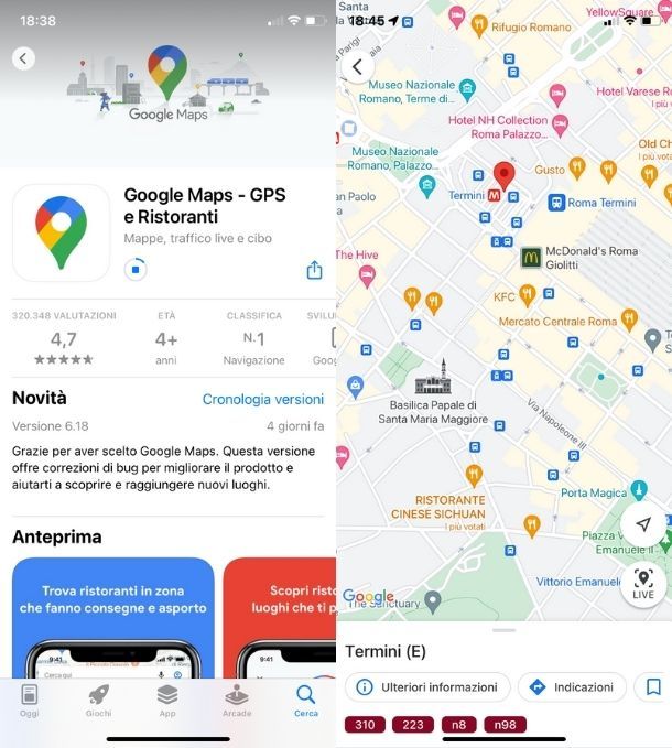 Google Maps iOS