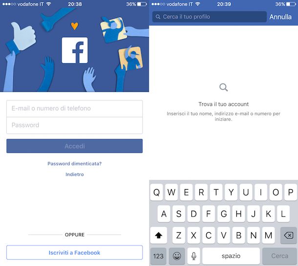 Come recuperare email di Facebook dimenticata