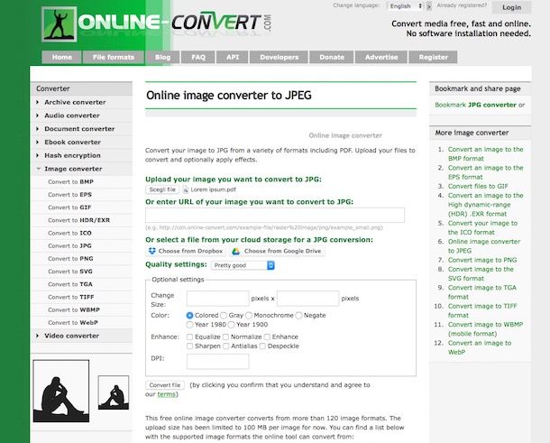 Come convertire PDF/A