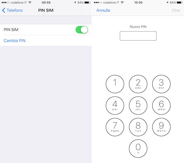 Cómo cambiar el PIN de la SIM en el iPhone