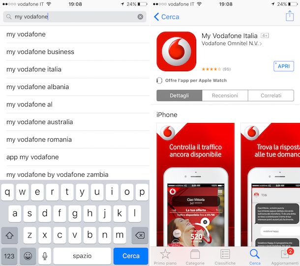 Come scaricare My Vodafone