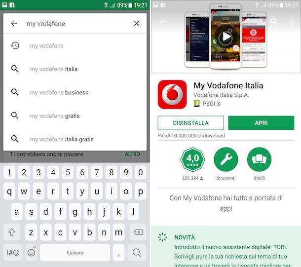 Come scaricare My Vodafone