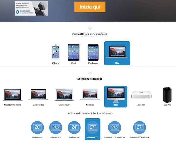 Come valutare Mac