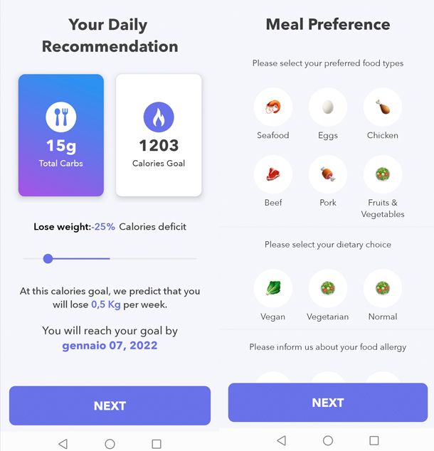 App per dieta Keto