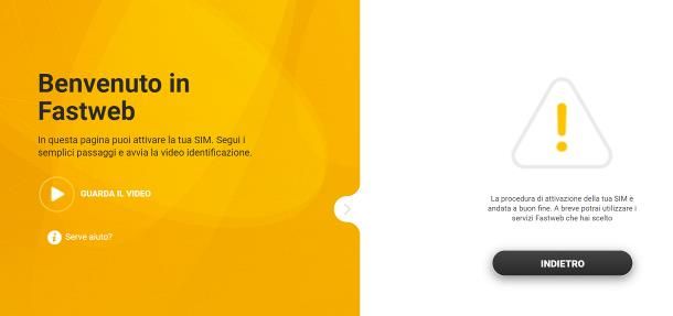 Come effettuare la verifica stato attivazione Fastweb mobile