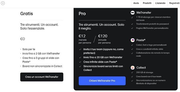 Wetransfer pro