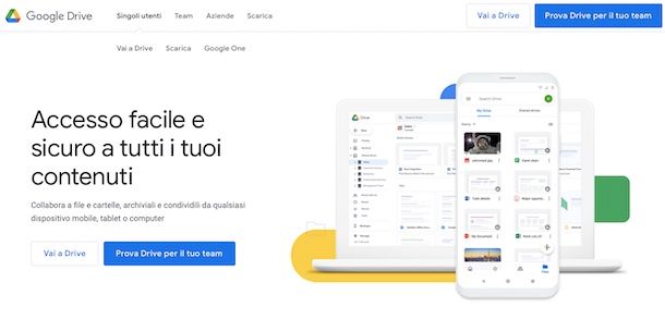 Accesso Google Drive